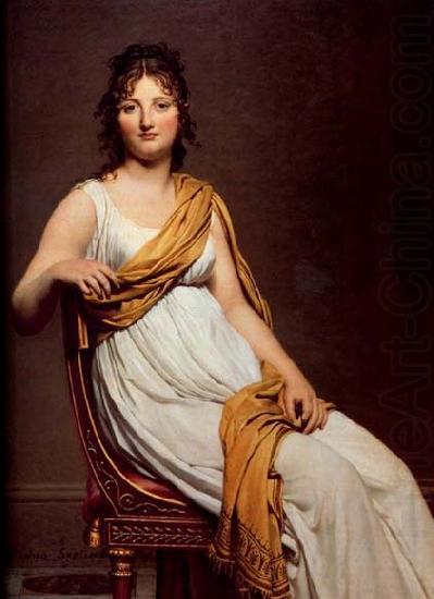 Jacques-Louis  David Madame Raymond de Verninac china oil painting image